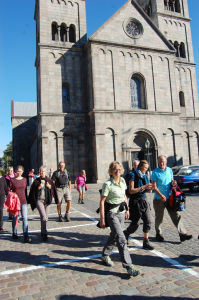 Kirkevandring Engesvang - Viborg er i mål.